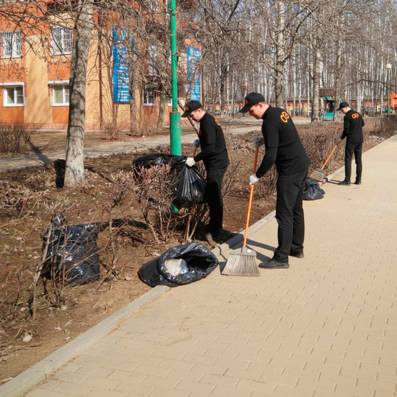 Уборка территории  в Люберцах